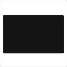 Blanko-Karten, schwarz MATT 50mm Höhe