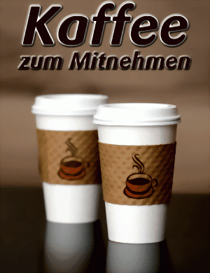 Plakat Kaffee zum Mitnehmen III | Bäcker | Plakatshop