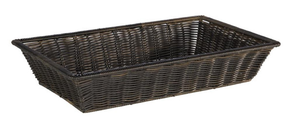 Korb Superstrong GN 1/1 - 53 x 32,5 cm Farbe: schwarz-braun