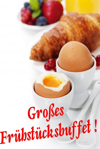Plakat Frühstück