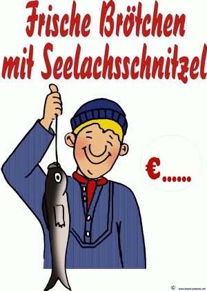 Seelachsschnitzel im Br&ouml;tchen