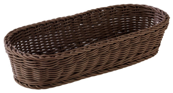 Poly-Korb 40x16cm, braun