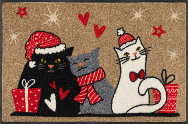 Fußmatte 50x75 cm - Motiv: Katzen