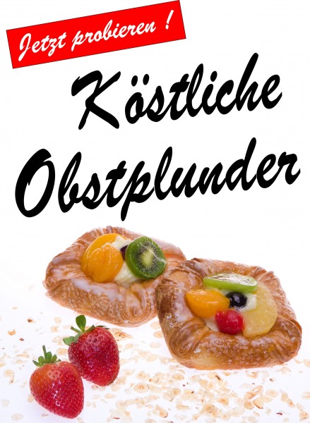 Plakat Köstliche Obstplunder