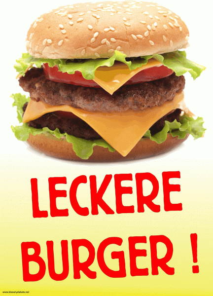 Plakat Burger