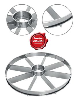 Kuchenteiler Aus Edelstahl – 6 Stück, 30 Cm – Für Perfekt Gleichmäßige Tortenstücke