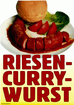 Riesencurrywurst