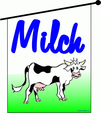 Fahne Milch