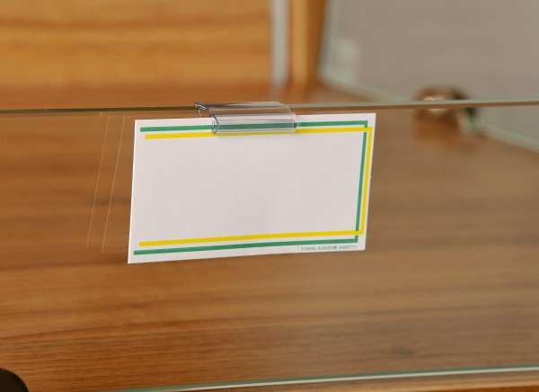 Regalhalter - Mini ( 10 Stück ) - für Preisschilder