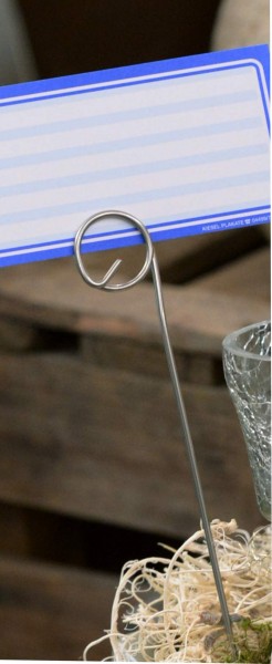 Edelstahl-Stecker kurz ( 20 Stück ) - für Preisschilder