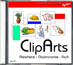 ClipArts - Fleischerei-Gastronomie