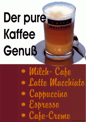 Der pure Kaffee Genu&szlig;