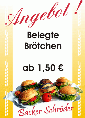 Angebotsplakat Individuell - Plakatdruckservice