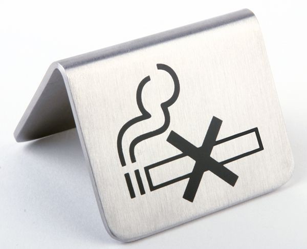 Tischaufsteller Nichtraucher