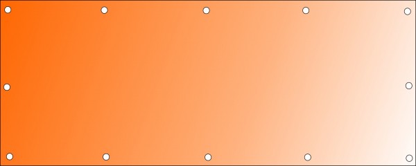 Bannerdruck 250 x 100 cm, PVC 510g